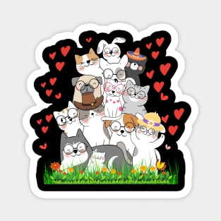 cats kitty animal pet kitten animals gifts cute cat love lover funny cat cats lovecat lady Magnet