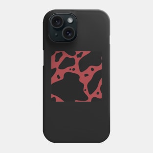 Seamless repeating pattern of abstract organic shapes Phone Case