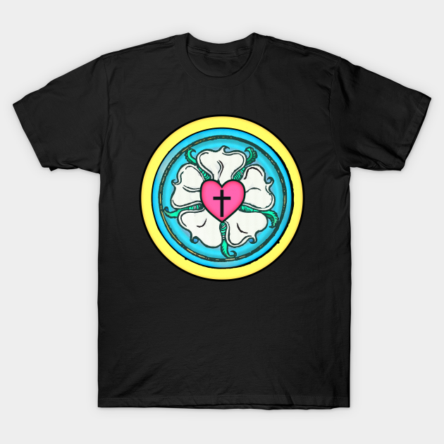 Discover Luther Rose Martin Luther Lutheran - Luther Rose - T-Shirt