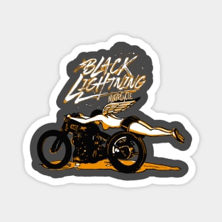 The Legendary Vincent Black Lightning Motorcycle Magnet