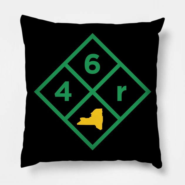 Adirondacks High Peaks 46r Pillow by PodDesignShop