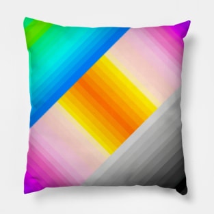 Rainbow pattern Pillow