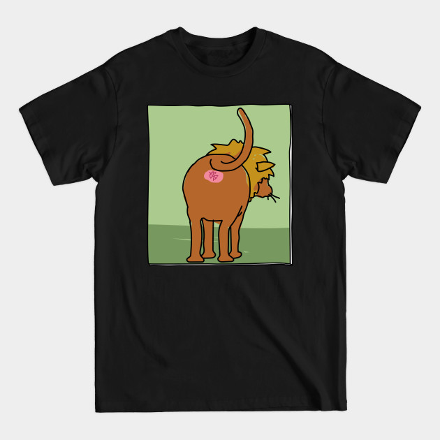 Disover Butts Butts Butts - Lion - Bobs Burgers - T-Shirt