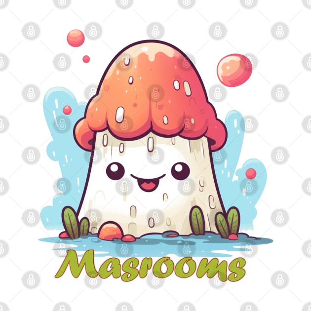 Oyster mushrooms by Printashopus