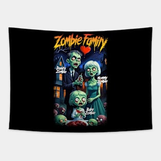 Zombie Family Tapestry