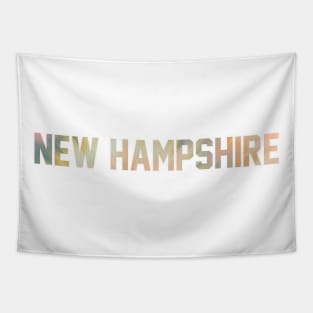 New Hampshire Pastel tie dye Jersey Letters Tapestry