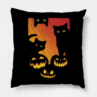 Halloween cats V2 Pillow