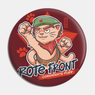 Red Cat: Rote Front Pin