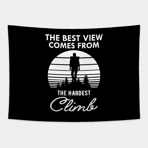 Climber - The best view view comes from the hardest climb Tapestry by KC Happy Shop
