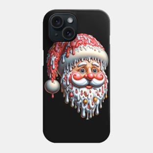 Surreal Melting Santa Phone Case