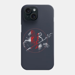 Warrior and horse Phone Case