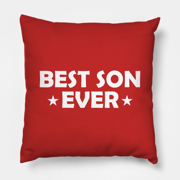 Best son Ever Funny Gift Pillow by Shariss