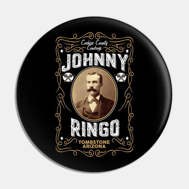 Johnny Ringo Old West Design Johnny Ringo Pin Teepublic
