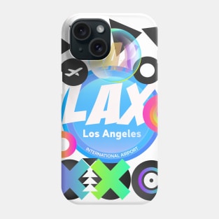 LAX Los Angeles airport code pop Phone Case