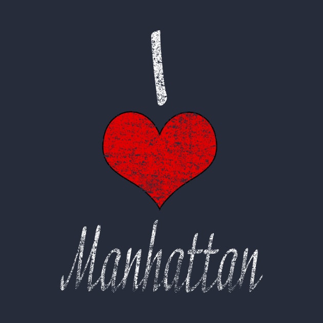 Vintage I Heart Manhattan by Eric03091978