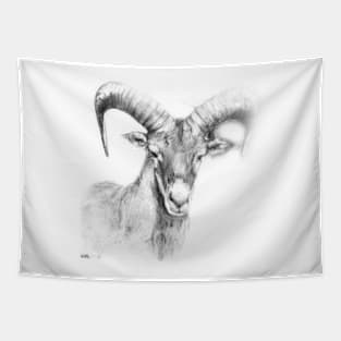 Goat Head Tapestry