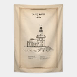 Toledo Harbor Lighthouse - Ohio - SD Tapestry