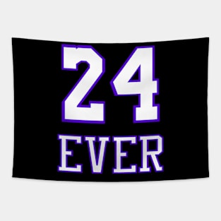 24 Ever LA Memorial Basketball Design Tapestry