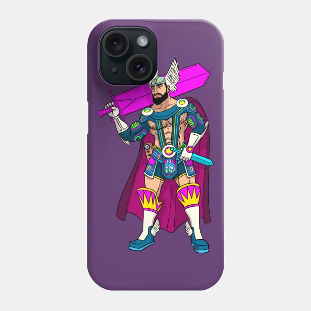 Muscle Viking Phone Case by WombatBuck