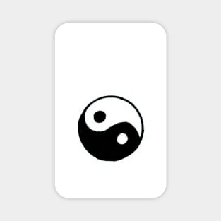 Yin and yang Magnet