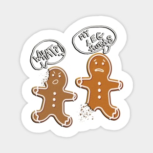 Funny Gingerbread Couple Gifts Cute Christmas Magnet