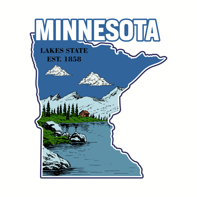 Minnesota and vintage by My Happy-Design