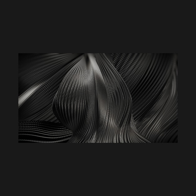 Black Steel Abstraction by cinema4design