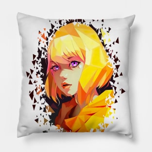 Geometric Girl Yellow - Anime Shirt Pillow