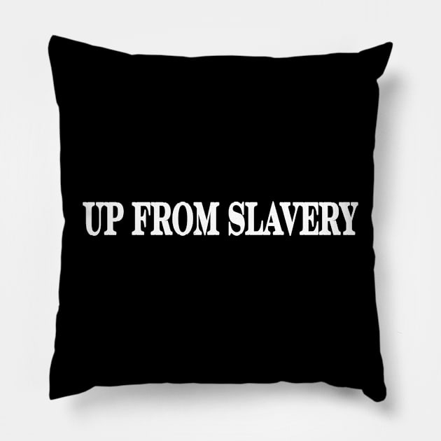 Up From Slavery - Booker T. Washington - Front Pillow by SubversiveWare