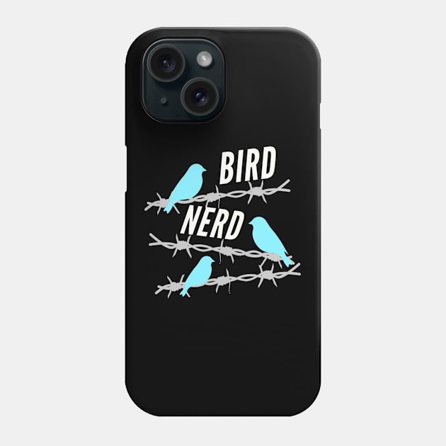 Bird Nerd Birdwatching Bider Gift Phone Case by Foxxy Merch