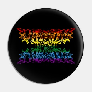 Negative Øhio Logo - Brutal Gay Pride Pin