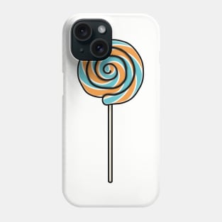 Fun Swirl Lolly Pop Cartoon Style Illustration Phone Case