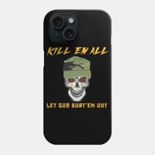 Ranger Patrol Cap - Skull - Kill'em All - Let God Sort'em Out X 300 Phone Case