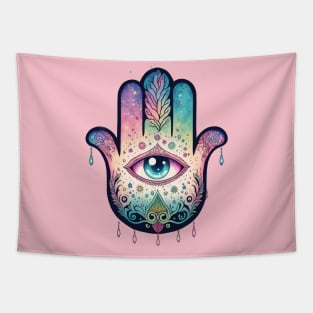 Hamsa Hand Tapestry