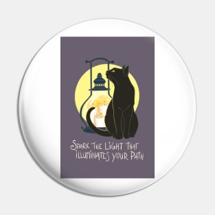 Spark Your Light - purple Pin