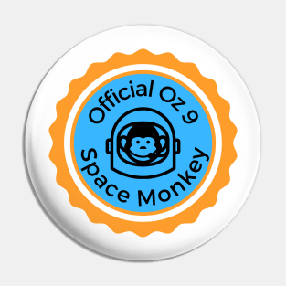 Official Oz 9 Space Monkey Pin