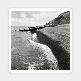 The pebble coastline at Sheringham, Norfolk, UK Magnet