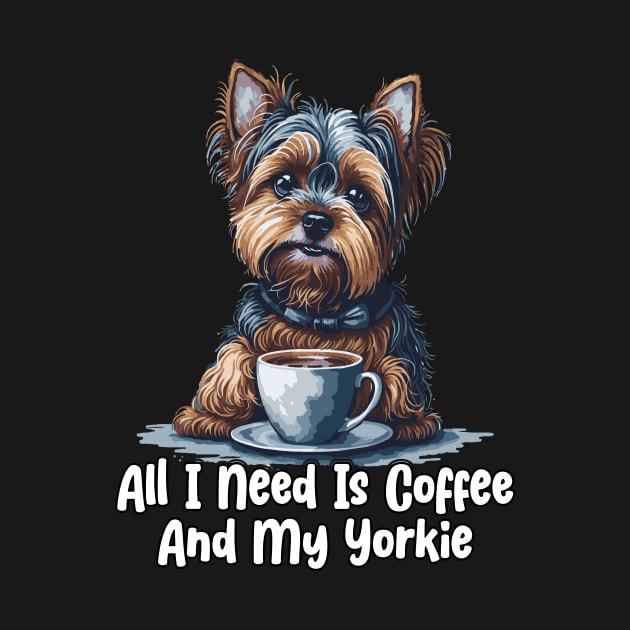 All I Need Is Coffee And My Yorkie by star trek fanart and more