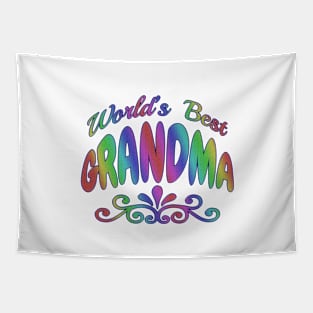 World's Best Grandma Tapestry