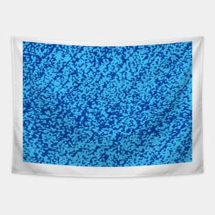 Blue TV Snow Tapestry