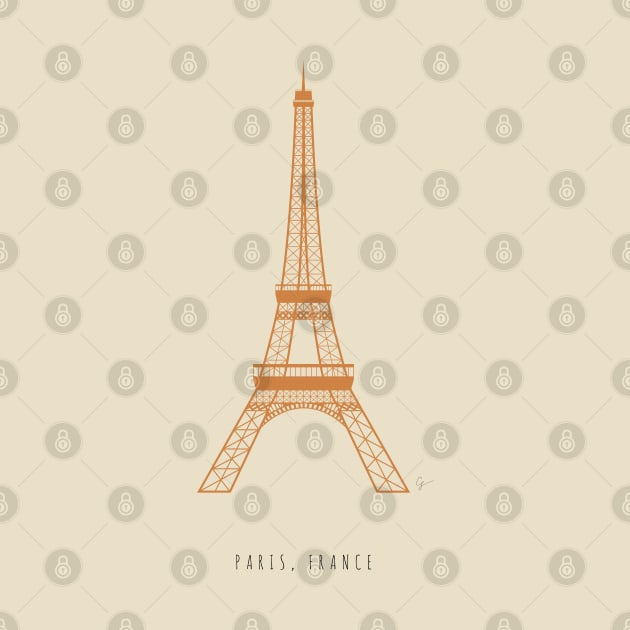 Paris Eiffel Tower Vintage Aesthetic by lymancreativeco