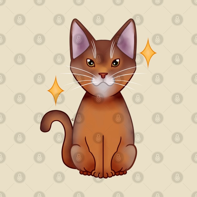 Abyssinian cat by LemonFur