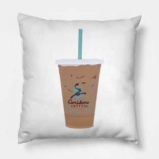 Iced Coffee Drawing Pillow