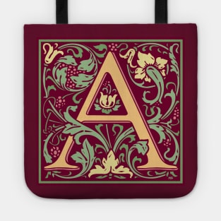 William Morris Vintage Letter A Tote