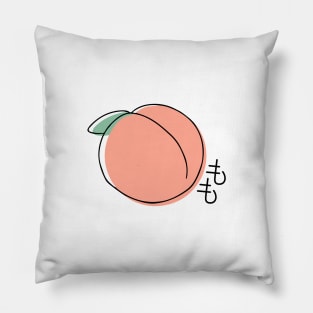 peach - momo - もも Pillow