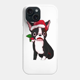 Cute Boston Terrier Drawing Phone Case