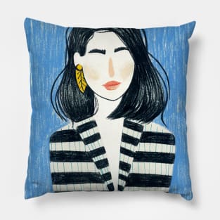 Boss Lady Portrait Pillow