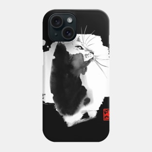 spot cat for dark Phone Case