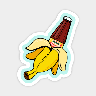 BANANA KETCHUP FILIPINO POCKET DESIGN BLUE Magnet