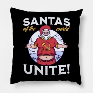 Santas of the World Unite Pillow